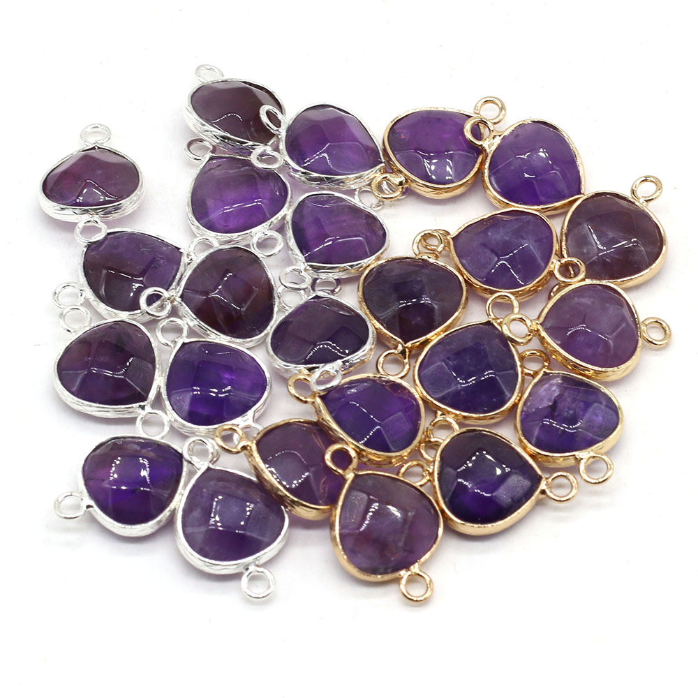 2pcs Natural Stone Connectors  - Jewelry Making With Stones のレビューと価格