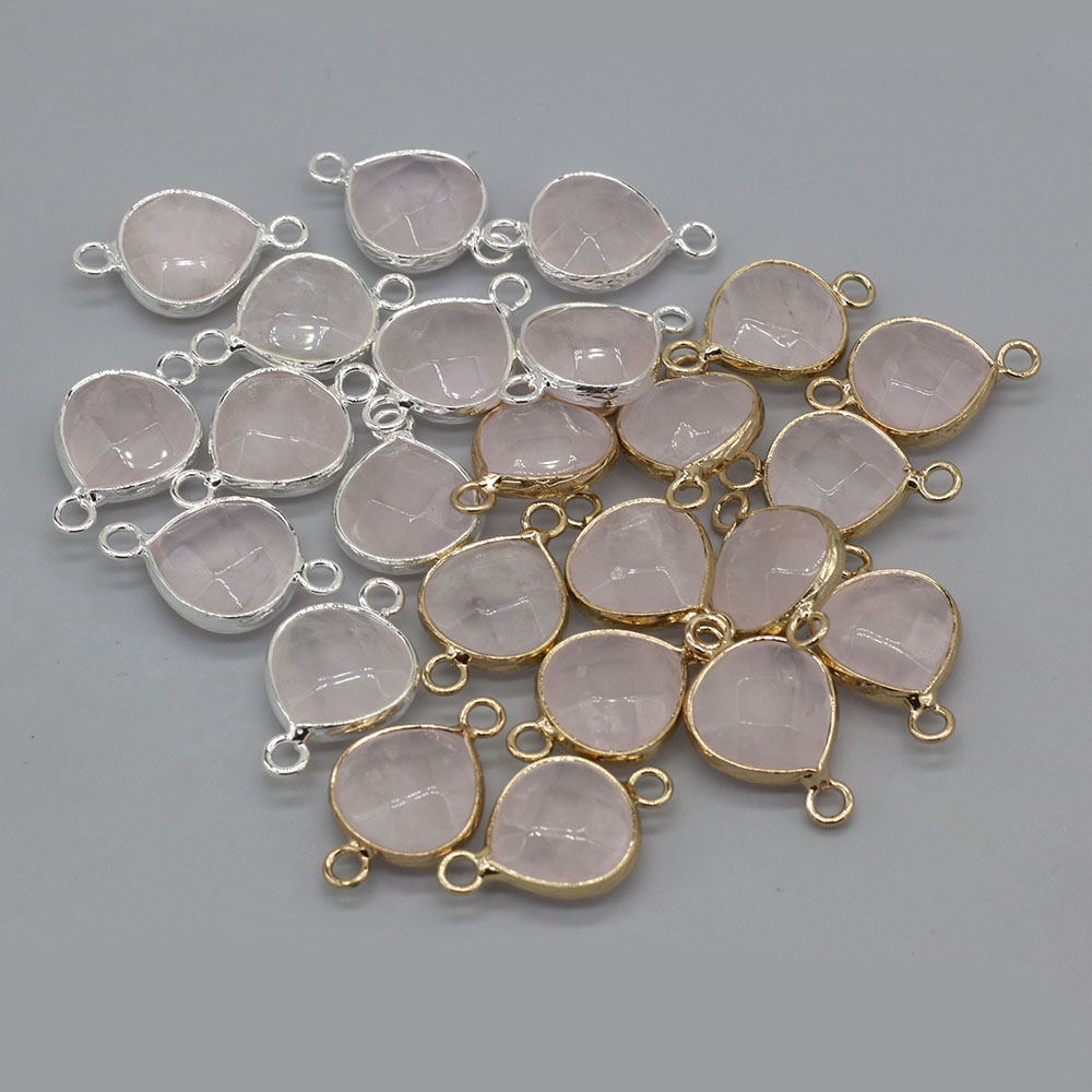 2pcs Natural Stone Connectors  - Jewelry Making With Stones のレビューと価格