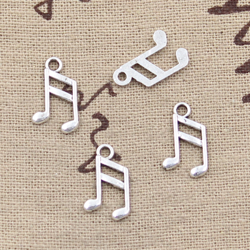 100pcs Charms Lovely Musical N - Jewelry Making Notes のレビューと価格