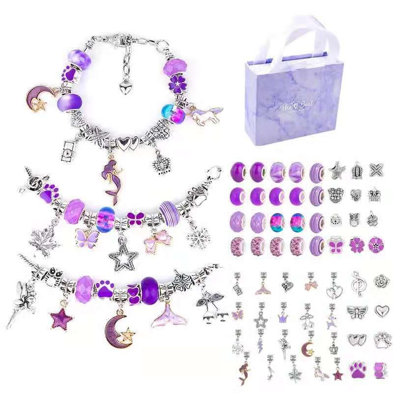 Charm Bracelet Making Kit DIY  - Jewelry Making Kits For Kids のレビューと価格