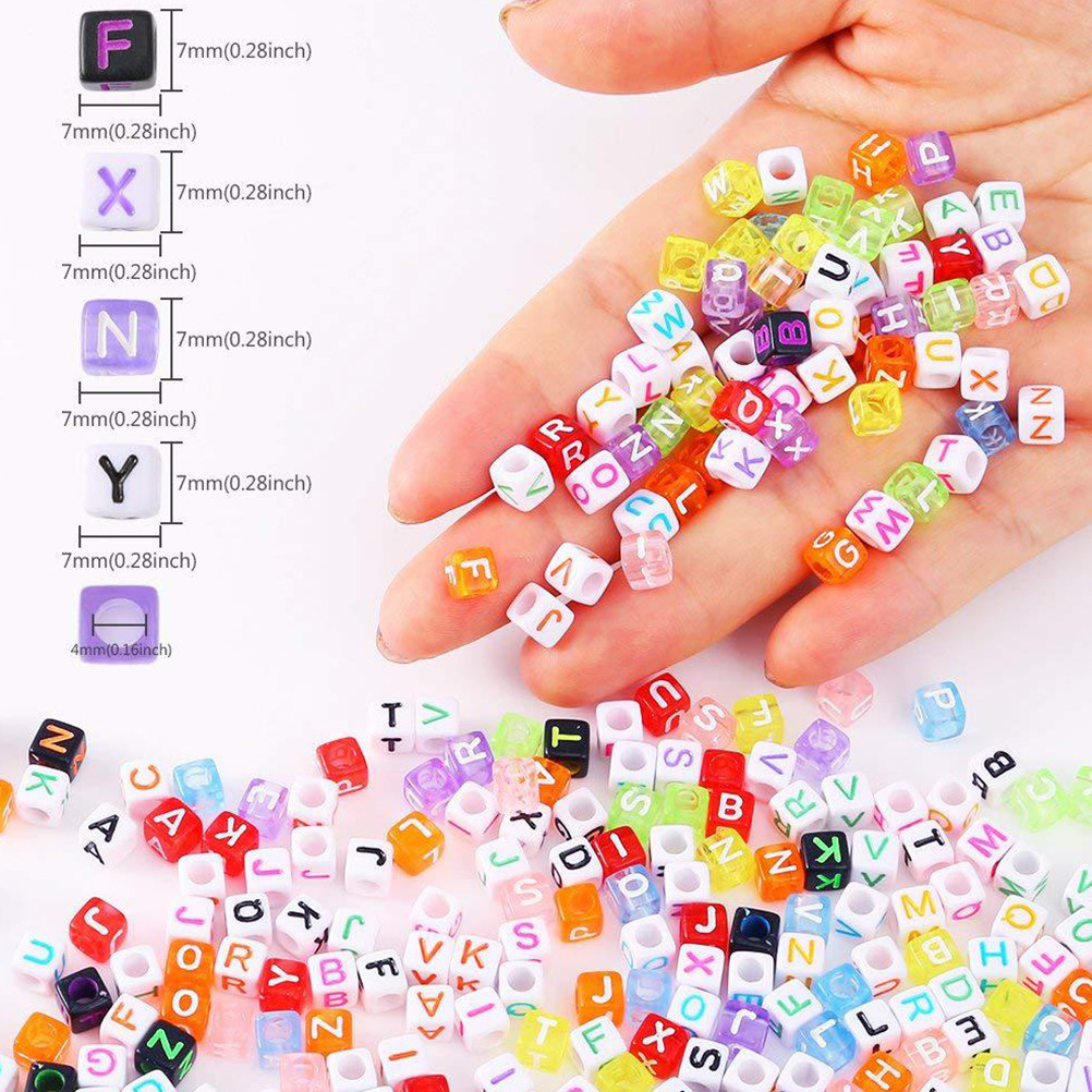 1300Pcs Colorful English Alpha - Jewelry Making Kits For Kids のレビューと価格