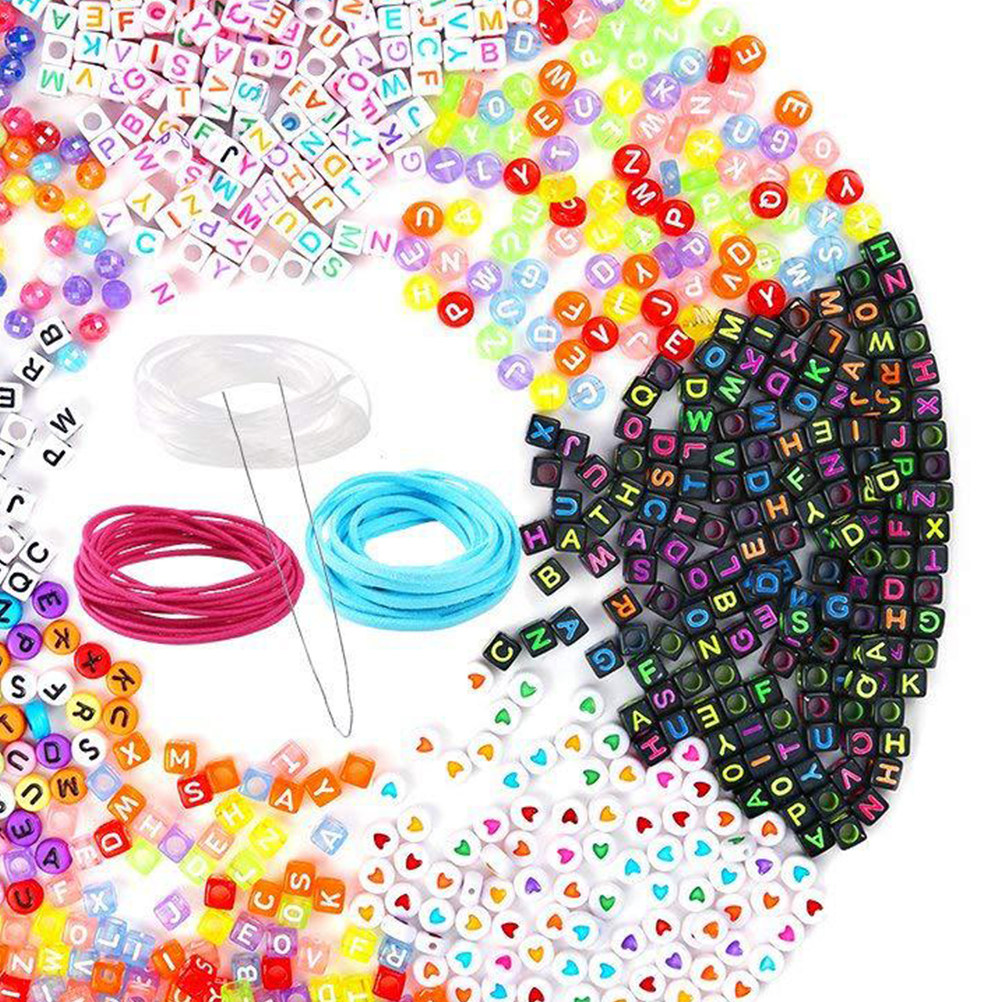 1300Pcs Colorful English Alpha - Jewelry Making Kits For Kids のレビューと価格