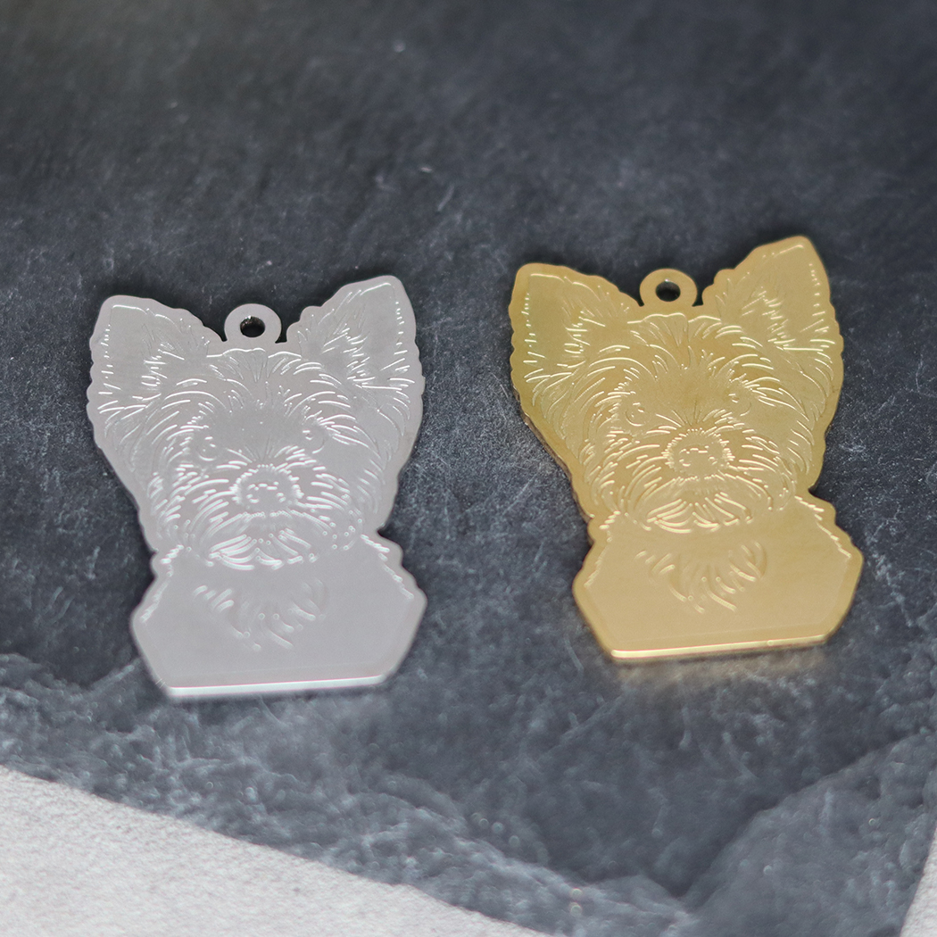 2pcs Yorkshire Terrier Charm F - Jewelry Making Yorkshire のレビューと価格