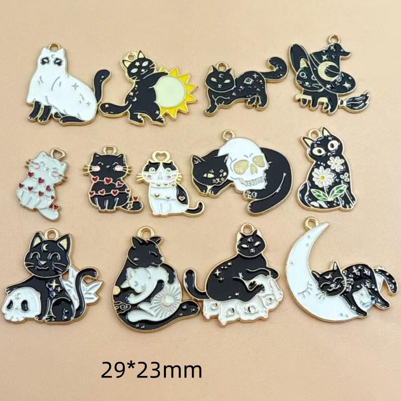 10pcs Original Alloy Enamel Bl - Jewelry Making Factory のレビューと価格