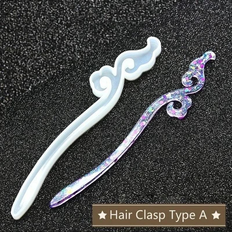 New Transparent Hairpin Silico - Jewelry Making Factory のレビューと価格