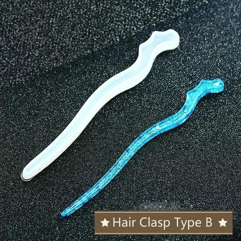 New Transparent Hairpin Silico - Jewelry Making Factory のレビューと価格