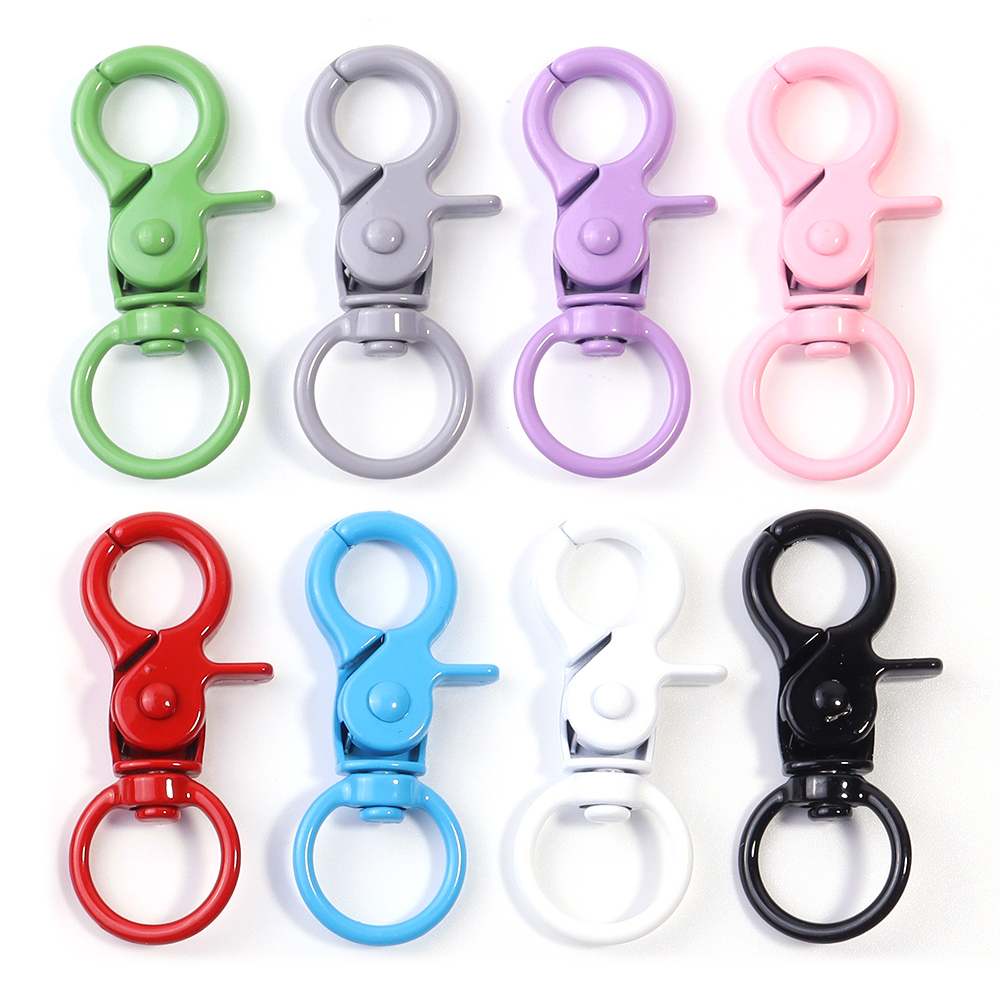 5Pcs/Lot Colorful Swivel Lobst - Jewelry Making Metal Supplies のレビューと価格
