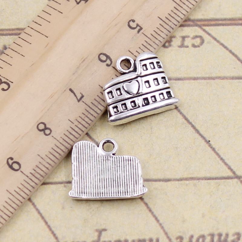 20pcs Charms Roman Colosseum R - Jewelry Making Rome のレビューと価格