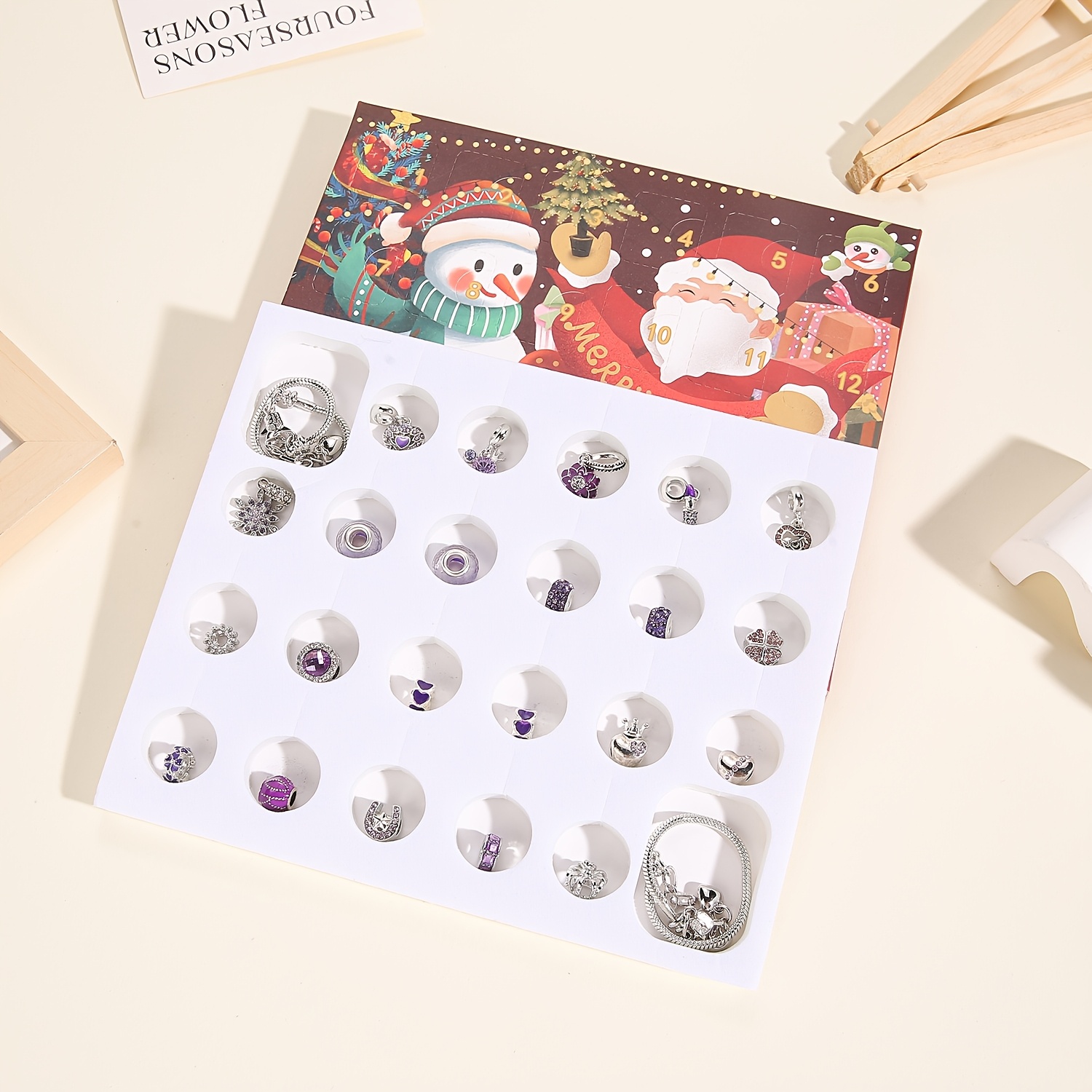 Christmas purple beads DIY jew - Jewelry Making Box のレビューと価格