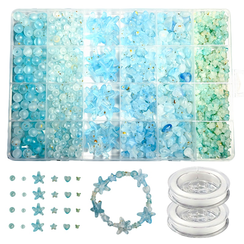 7-19mm825pcs Matte gradient lo - Jewelry Making Box のレビューと価格