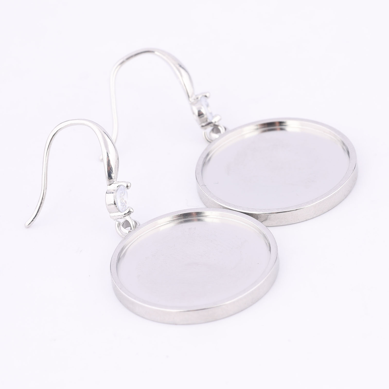 6pcs Stainless Steel Fit 20mm  - Jewelry Making With Stones のレビューと価格