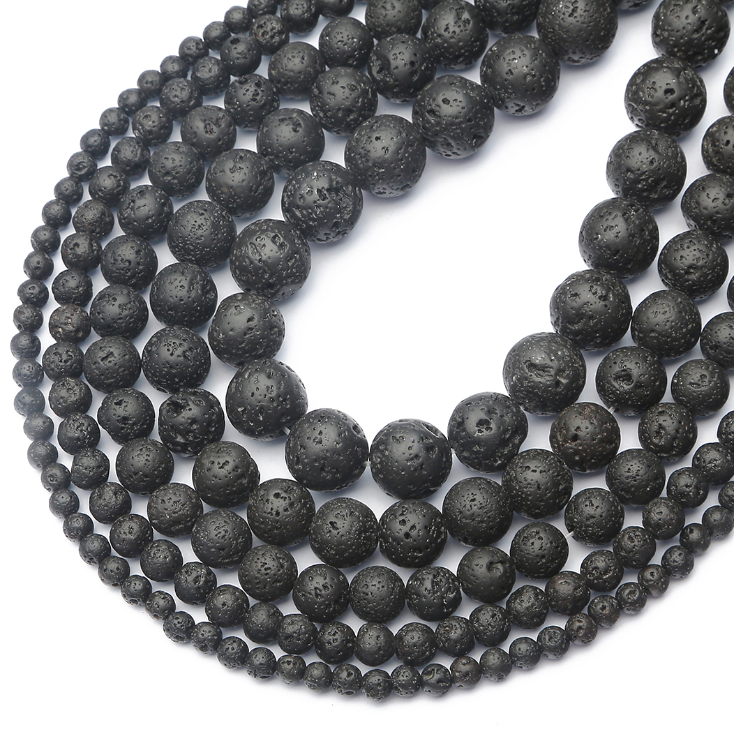 4/6/8/10/12mm Natural Stone Be - Jewelry Making With Stones のレビューと価格