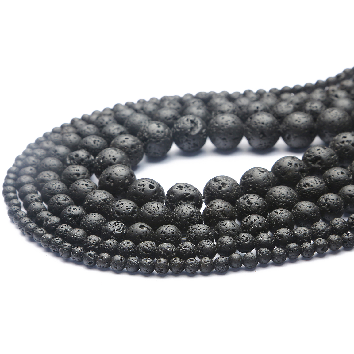 4/6/8/10/12mm Natural Stone Be - Jewelry Making With Stones のレビューと価格