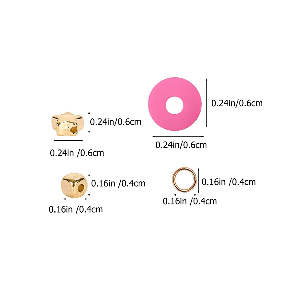 1Set Polymer Clay Beads Jewelr - Jewelry Making Box のレビューと価格