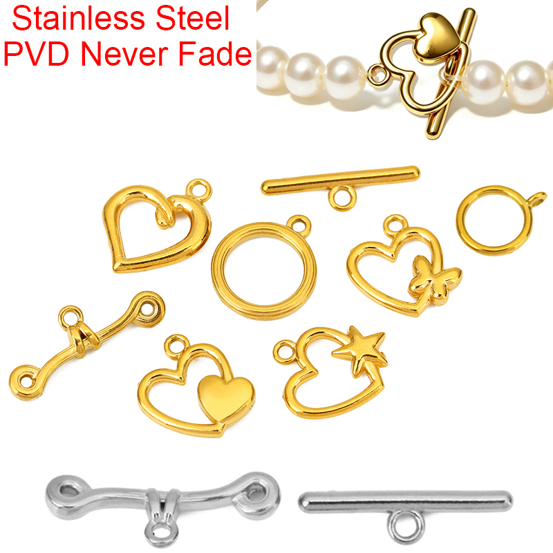 5sets PVD Never Fade Stainless - Jewelry Making Metal Supplies のレビューと価格