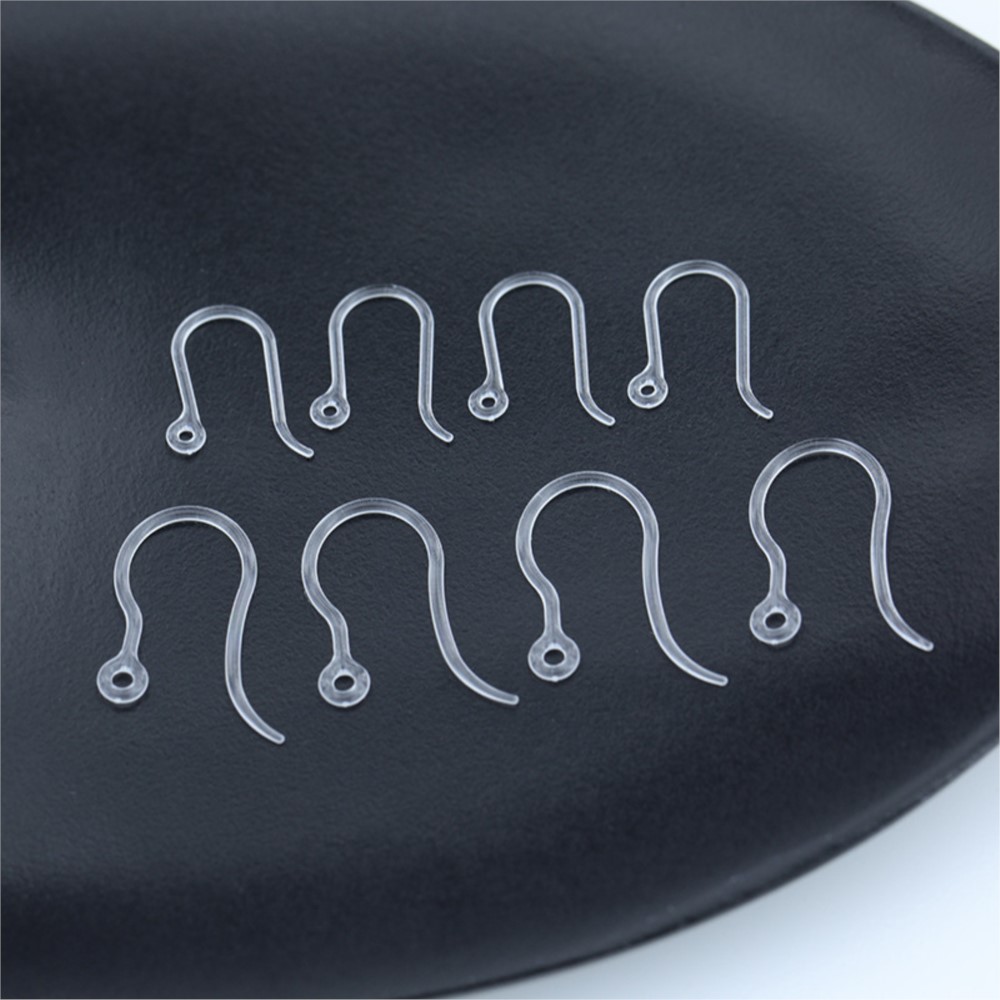 40pcs Clear Plastic Earring Ho - Jewelry Making Factory のレビューと価格