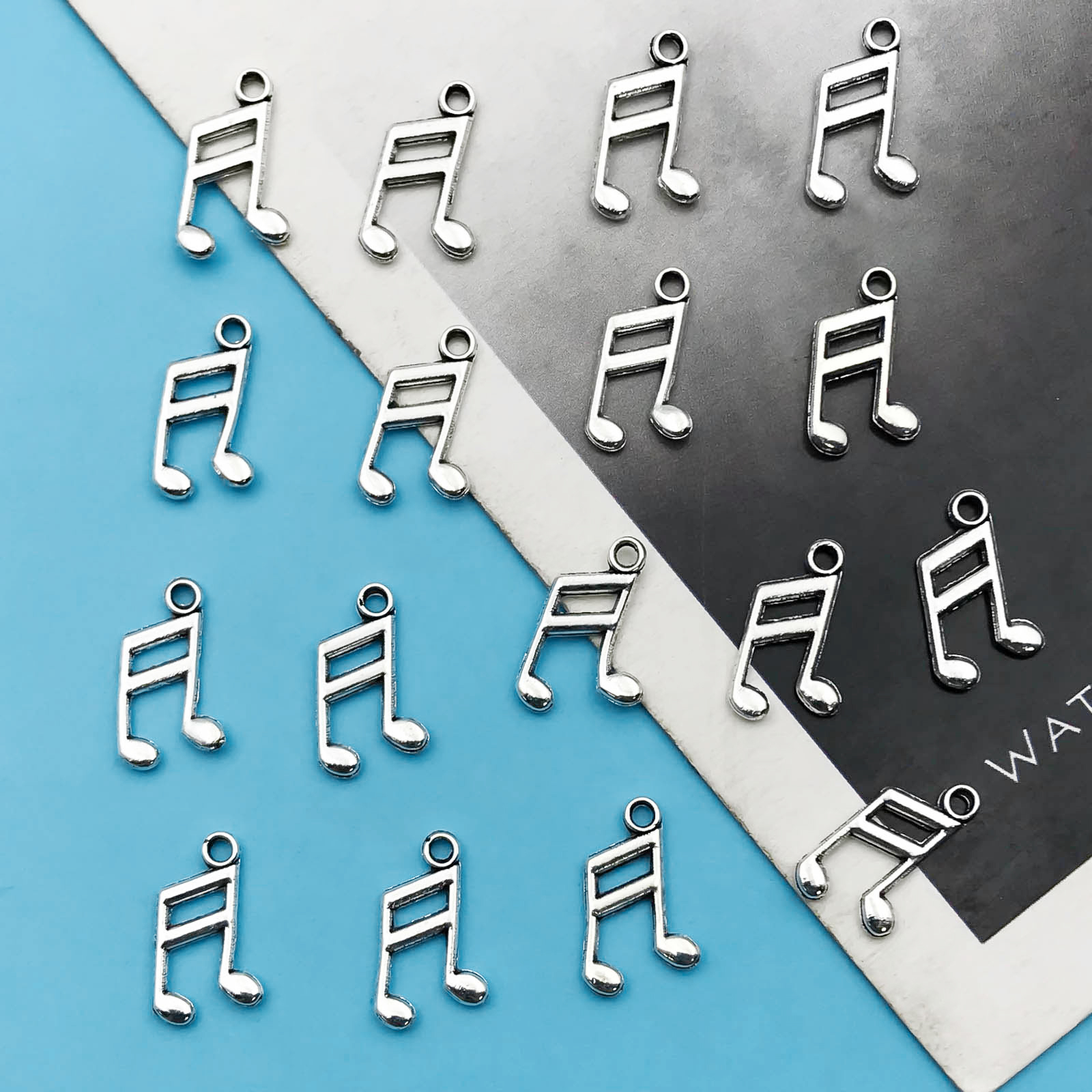 10/20Pcs Antique Silvery Music - Jewelry Making Notes のレビューと価格