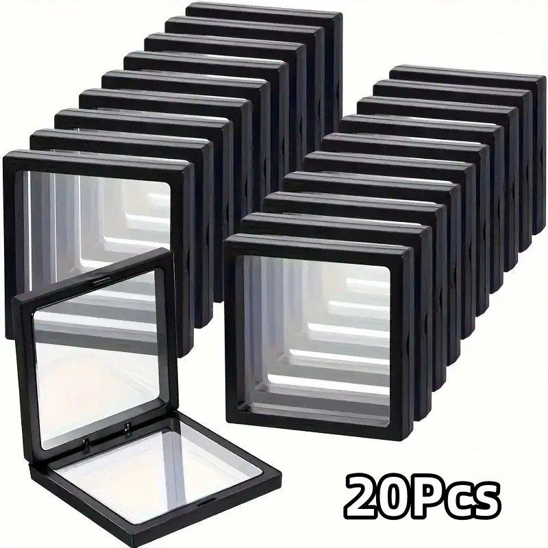 20Pcs Clearview 3D Floating Di - Jewelry Making Box のレビューと価格