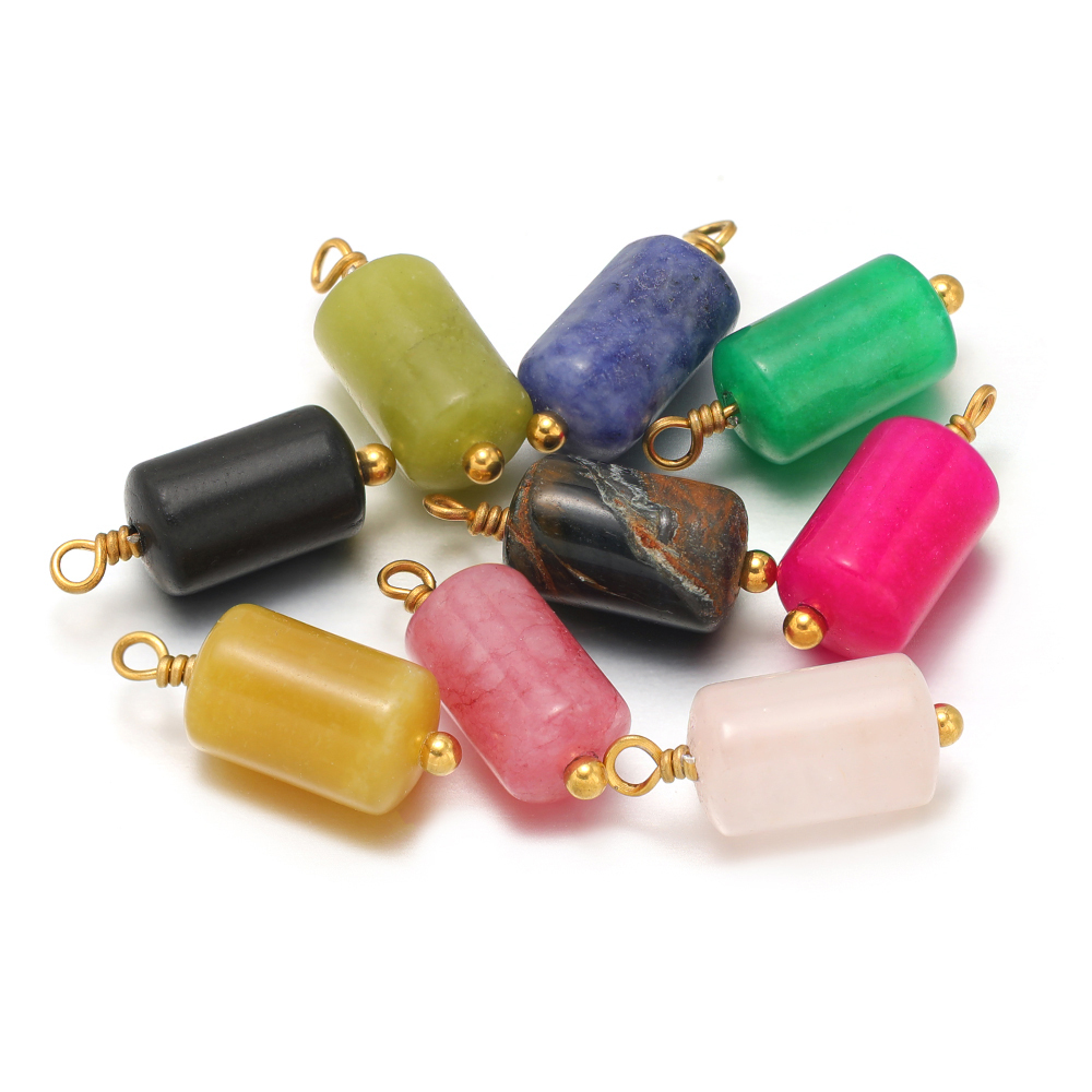 10pcs Stainless Steel Natural  - Jewelry Making With Stones のレビューと価格