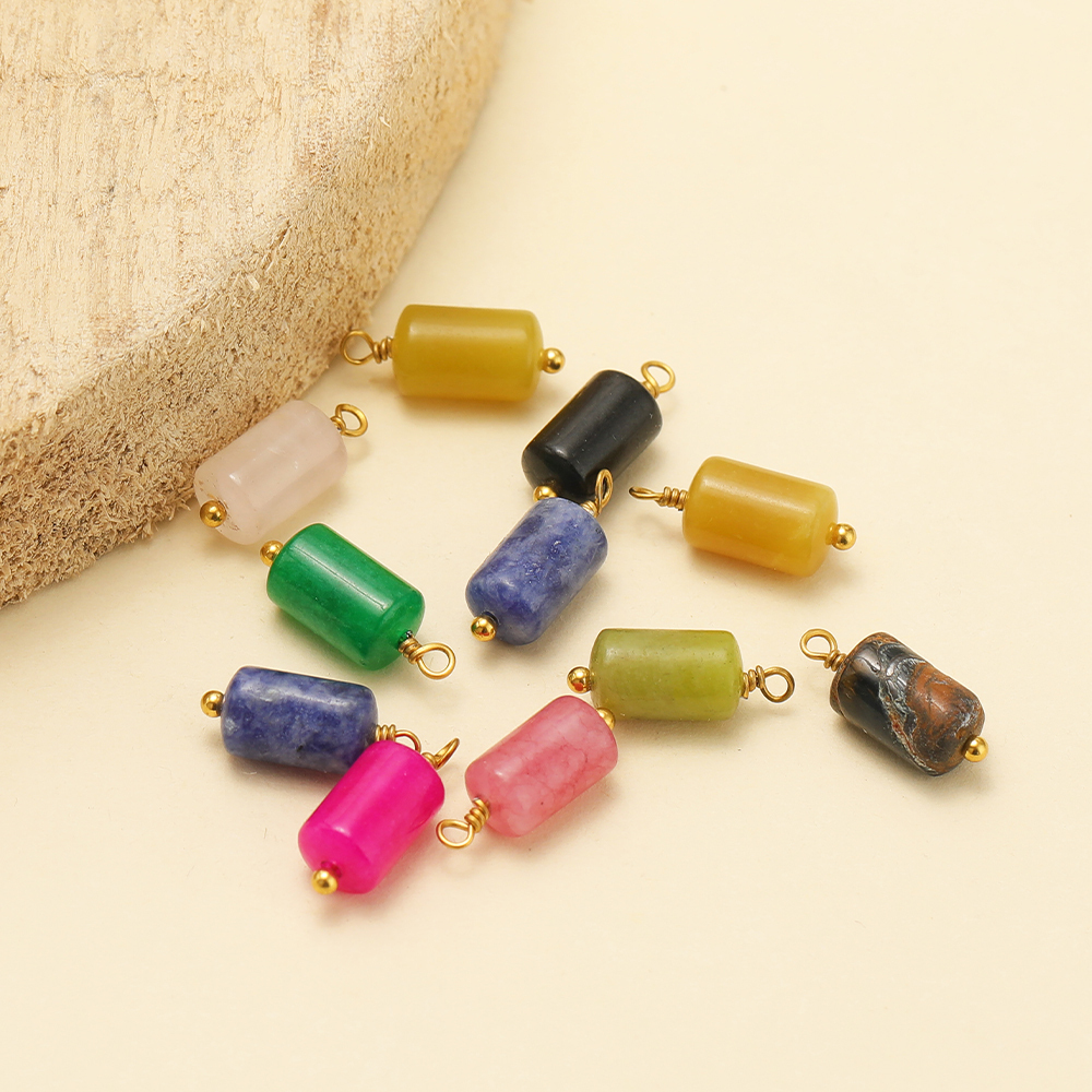 10pcs Stainless Steel Natural  - Jewelry Making With Stones のレビューと価格