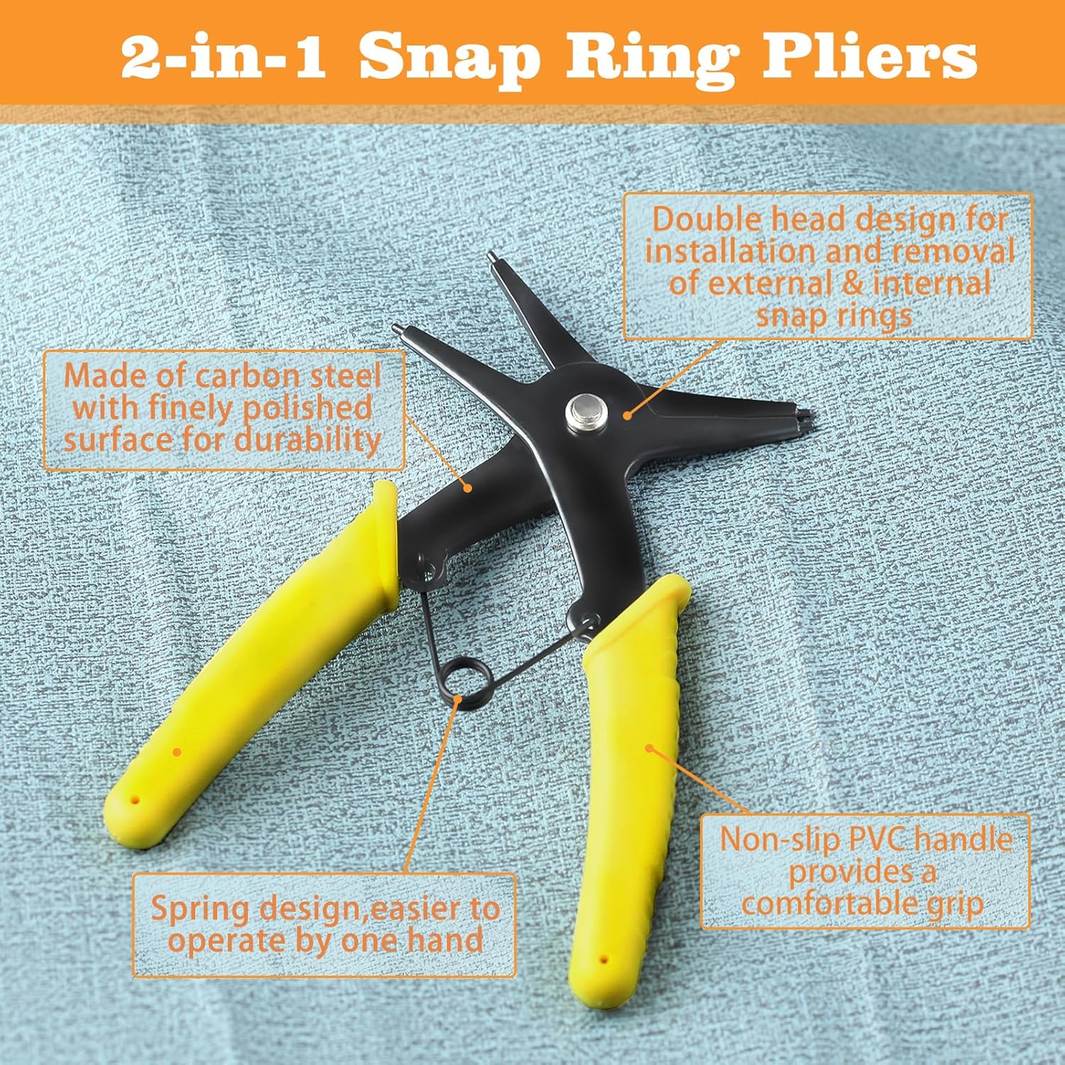 2 In 1 Snap Ring Pliers Mini C - Jewelry Making Pliers のレビューと価格