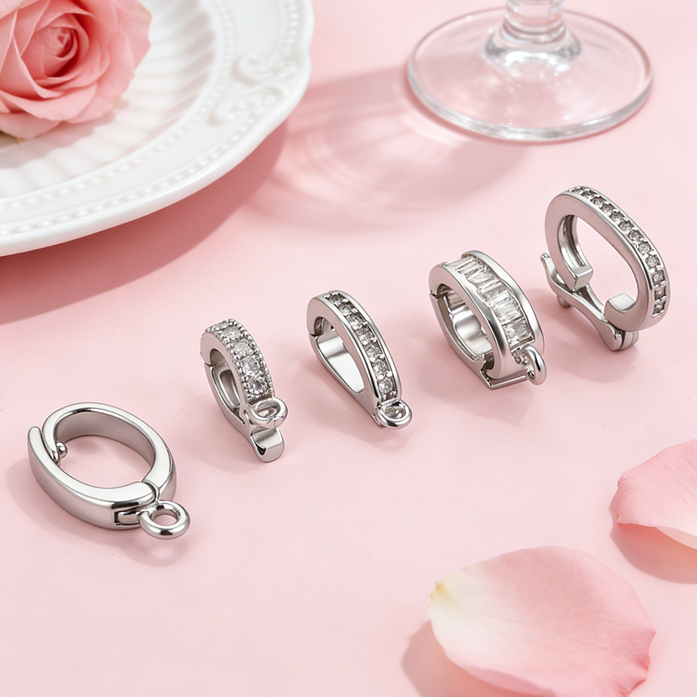 5pcs Fashion Bikini Button Cha - Jewelry Making Metal Supplies のレビューと価格