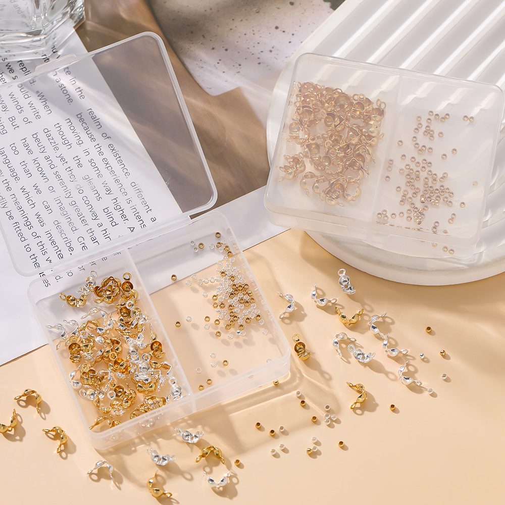 150pcs/Box 18K Gold Color Plat - Jewelry Making Box のレビューと価格