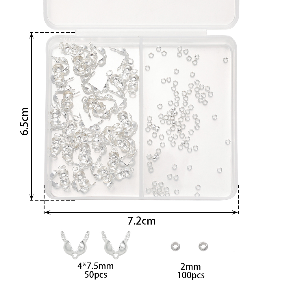 150pcs/Box 18K Gold Color Plat - Jewelry Making Box のレビューと価格